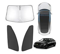 Karltys 3PCS Windshield Sun Shade for Honda Civic 2022-2025, Reflective Front and Side Window Sunshade Custom Fit 11th Gen. Civic, Foldable Sun Visor Cover Protector Block Heat UV Rays