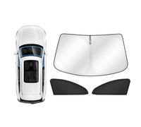 Karltys 3PCS Windshield Sun Shade for Kia Sportage NQ5 2023-2025, Reflective Front and Side Window Sunshade for Sportage, Foldable Sun Visor Protector Cover Blocks Heat UV Rays