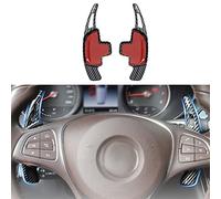 Karltys Carbon Fiber Steering Wheel Paddle Shifter Extension for Mercedes Benz B C GLA GLC GLE S Class Accessories Car Steering Wheel Shift Paddle Extended Trim Cover 2PCS
