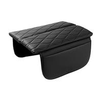 Karltys Compatible with Center Console Cover Mercedes Benz GLE GLS Class 2020-2023 Armrest Cover Pad Leather Cushion Protector with Phone Holder Storage Bag Anti-Scratc Black