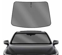 Karltys Compatible with Windshield Sunshade Mazda CX-5 2017-2022 CX5 Front Window Sun Blocker with Storage Pouch Foldable Reflective Sun Visor Block Heat and Stay Cool Accessories