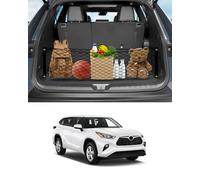 Karltys Envelope Style Cargo Net for Toyota Highlander 2020-2025 2026, Heavy Duty Rear Trunk Cargo Net for Highlander Accessories, Elastic Nylon Mesh Storage Netting Organizer