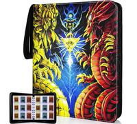 KarlyPro Card Binder for Y-G-O Trading Cards 990 Pockets,Egyptian God Style Card Holder For TCG and other Cards