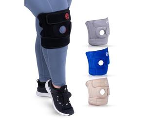 KARM Plus Size Knee Support for Women & Men XL XXL XXXL - Extra Large Knee Support for Big Legs Thighs - Plus Size Adjustable Brace for Obese People, Arthritis, Meniscus Tear, Pain (XL/2XL/3XL Black)