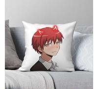 Karma Akabane Assassination Classroom Pillowcase Polyester Linen Velvet Creative Decor Throw Pillow Case Room Cushion