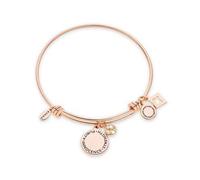 Karma April Birthstone Rose Gold Bangle