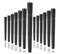 Karma Arthritic Golf Grips, 13 Piece Golf Grip Set, Black Serrated Surface +3/32” Oversize Golf Club Grips for Men Who Suffer from Arthritis or Hand Injuries, Minimize Excessive Grip Pressure