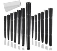 Karma Arthritic Golf Grips, Black +3/32" Oversized, 13 Pack with 13 Golf Grip Tape Strips