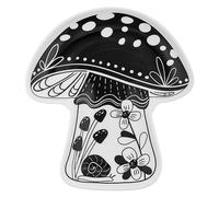 Karma BOHO B&W SHAPED TRINKET TRAY MUSHROOM