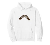 Karma Boomerang Action and Reaction Pullover Hoodie