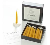 Karma Candles. 12 x Twenty Minute Candles with a Ceramic Holder for Relaxation, Meditation, Mindfulness and Well-Being