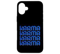 KARMA Ceremony Blue Karmic Spread Good Vibes Positive Energy Case for iPhone 16 Plus