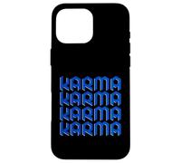 KARMA Ceremony Blue Karmic Spread Good Vibes Positive Energy Case for iPhone 16 Pro Max