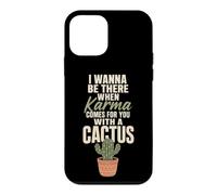 Karma Comes For You With A Cactus Funny Rude Plant Gift Case for iPhone 12 mini