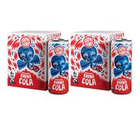 Karma Drinks Karma Cola 4 x 250ml Cans Natural Fizzy Soft Drinks Fairtrad