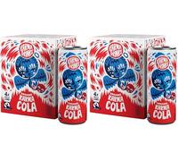 Karma Drinks Karma Cola - 4 x 250ml Cans - Natural Fizzy Soft Drinks, Fairtrade, Organic & Vegan (Pack of 2)