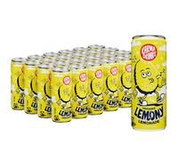 Karma Drinks Lemony Lemonade (24 x 250ml Cans), Natural Ingredients, Fairtrade, Gluten Free, Vegan Friendly, Delicious Soft Drink, Carbonated Fizzy Drink, Organic, No GMO