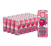 Karma Drinks Razza Raspberry Pink Lemonade (250ml x 24 Cans Soft Drink), Organic, Gluten Free Lemonade cans, Natural Ingredients, FairTrade, Vegan Friendly, No GMO, Carbonated Fizzy Drinks 24 Pack