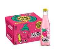 Karma Drinks Razza Raspberry Pink Lemonade (24 x 300ml Bottles Soft Drink), Organic, Gluten Free Lemonade cans, Natural Ingredients, FairTrade, Vegan Friendly, No GMO, Carbonated Fizzy Drinks 24 Pack