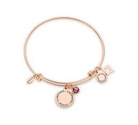 Karma February Birthstone Rose Gold Bangle