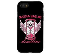 Karma Has No Deadline Gothic Skull Hourglass Case for iPhone SE (2020) / 7/8