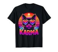 Karma is a Cat T Shirt | Fun and Stylish Cat Lover Tee T-Shirt