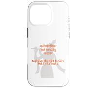 Karma Kiye jaa. Bhagvad Gita Case for iPhone 16 Pro