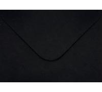 Karma Krafts C6 Black Envelopes - 114 x 162mm 100gsm Gummed Envelopes for Invitations, Cards & Post, Pack of 25