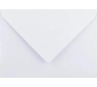 Karma Krafts C7 White Envelopes - 81 x 111mm 100gsm Gummed Diamond Flap - Small RSVP & Greeting Card Envelopes - Pack of 12