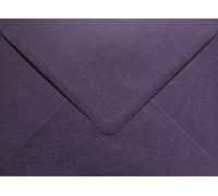 Karma Krafts Dark Purple 5 x 7 Inch Envelopes 120gsm - 133 x 184mm Coloured Envelopes for Greeting Cards & Invitations - Pack of 25