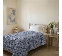 KARMA Line Summer Quilt Made in Italy Printed Soft Microfibre Bedspread - Spring Summer Mid-Season Quilt - Elite, Queen Size 200 x 240 cm