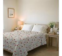Karma Line Summer Quilt Made in Italy Printed Soft Microfibre Bedspread - Spring Summer Mid-Season Quilt - Printemps, Double 250 x 240 cm
