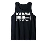 Karma Loading Funny Sarcastic Zen Snarky Energy Cycle Tank Top