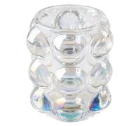 Karma, Lucia Hobnail Votive, Tea Lights Candle Holder, Glass Votive Candle Holders for Table Decorations, Baby Shower, Birthday Party, Weddings and Home Decor, Iridescent
