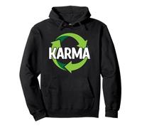 Karma Recycling Meditation Spiritual Ecology Nature Gift Pullover Hoodie