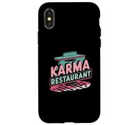 Karma Restaurant Open 24 7 No Reservations Needed Case for iPhone X/XS