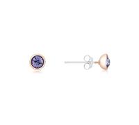 Karma Rose Gold December Stud Earrings