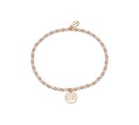 Karma Rose Gold Tree Of Life Stretch Bracelet - One Size