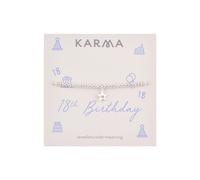 Karma Silver 18 Star Stretch Bracelet - Silver