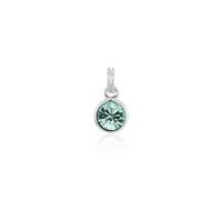 Karma Silver Birthstone Charm - August