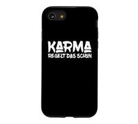 Karma takes care of that, funny saying Case for iPhone SE (2020) / 7/8