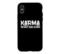 Karma takes care of that, funny saying Case for iPhone X/XS