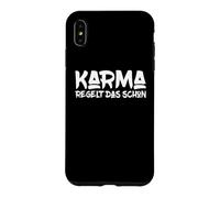 Karma takes care of that, funny saying Case for iPhone XS Max
