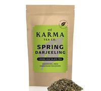 KARMA TEA CO.| Spring Darjeeling Loose Leaf Black Tea, 35g (28 cups) | Floral & Lively | Rich in Antioxidants & Polyphenols