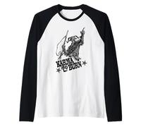Karma to Burn Mountain Czar Raglan Baseball Tee