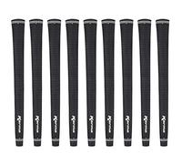 Karma Velour Black Jumbo (+1/16") Golf Grips (9 Pack)
