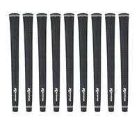 Karma Velour Black Jumbo Plus (+1/8") Golf Club Grips (9 Pack)