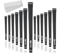 Karma Velour Black Undersize Golf Grips, 13 Pack with 13 Golf Grip Tape Strips