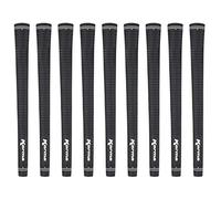 Karma Velour Golf Grips for Men (9 Pack), Standard Size, Black