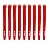 Karma Velour Oversize Golf Grips Mens, Red, 9-Pack